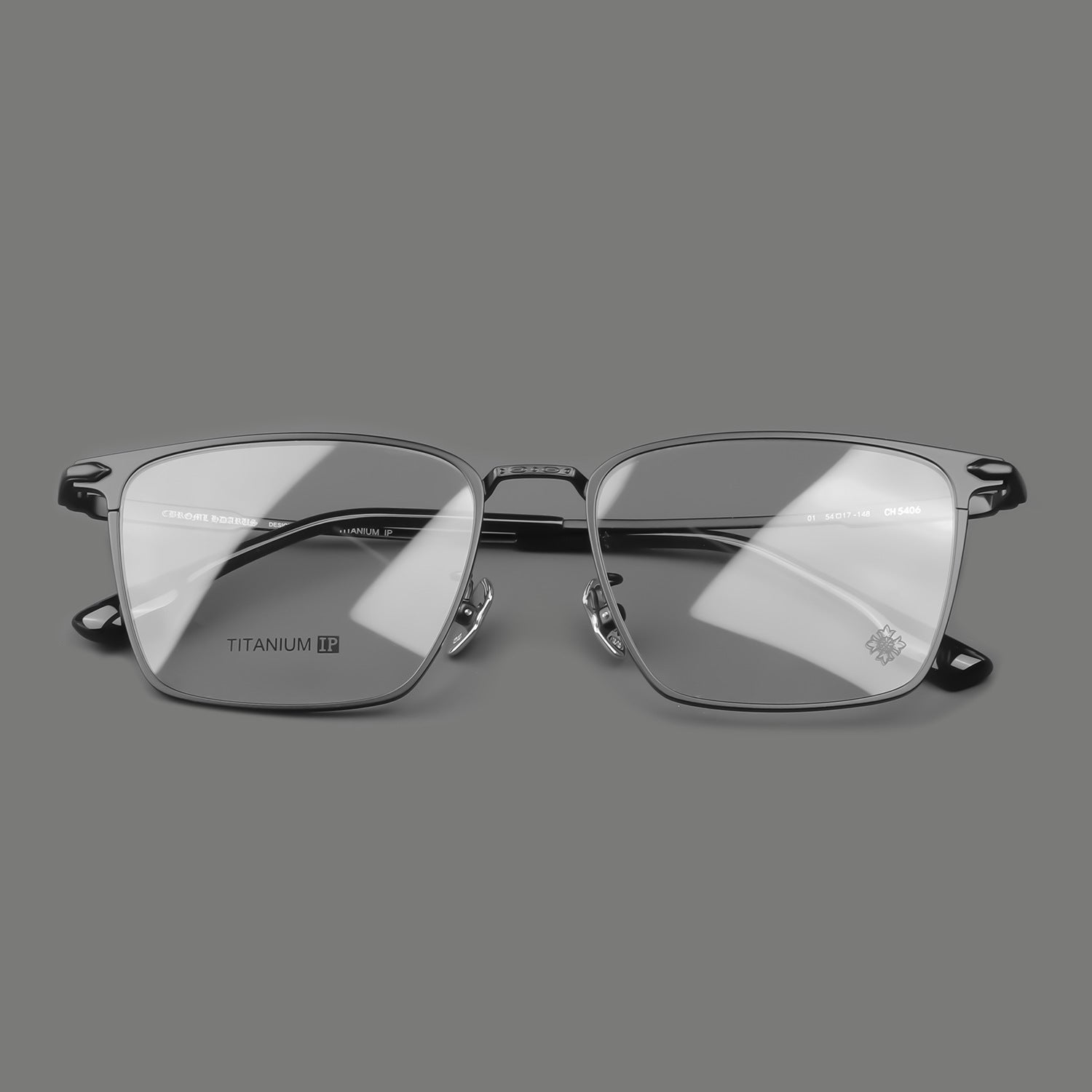 CHH Chrome Hearts Glasses Pure Titanium Fashion Square Glasses Frame