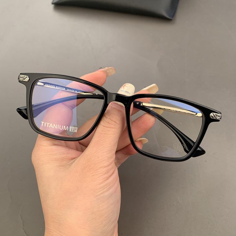 CHH Chrome Hearts Glasses Pure Titanium Ultra Light Versatile Myopia Frame