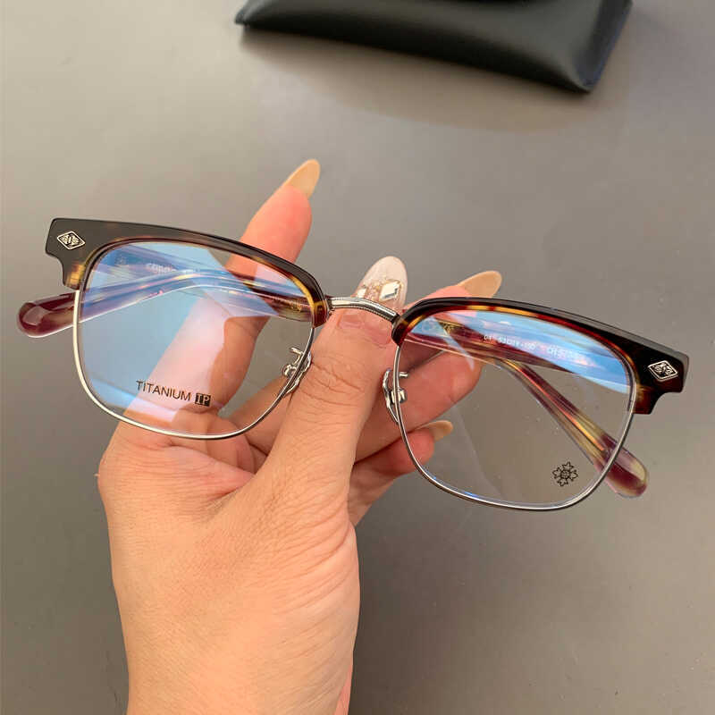 CHH Chrome Hearts Glasses pure titanium thick glasses frame