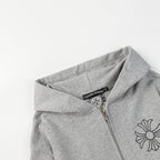 CHH Chrome Heart Hoodie Crowe Hooded Sweater Cardigan Zip Long Sleeve Jacket