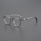 CHH Chrome Hearts Glasses Plain Silver Versatile Flat Mirrors Myopia Glasses Frame