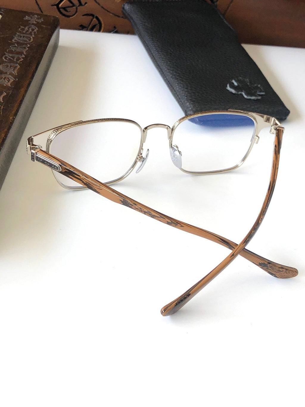 CHH Chrome Hearts Glasses Fashion Personality Simple Box Glasses Frame