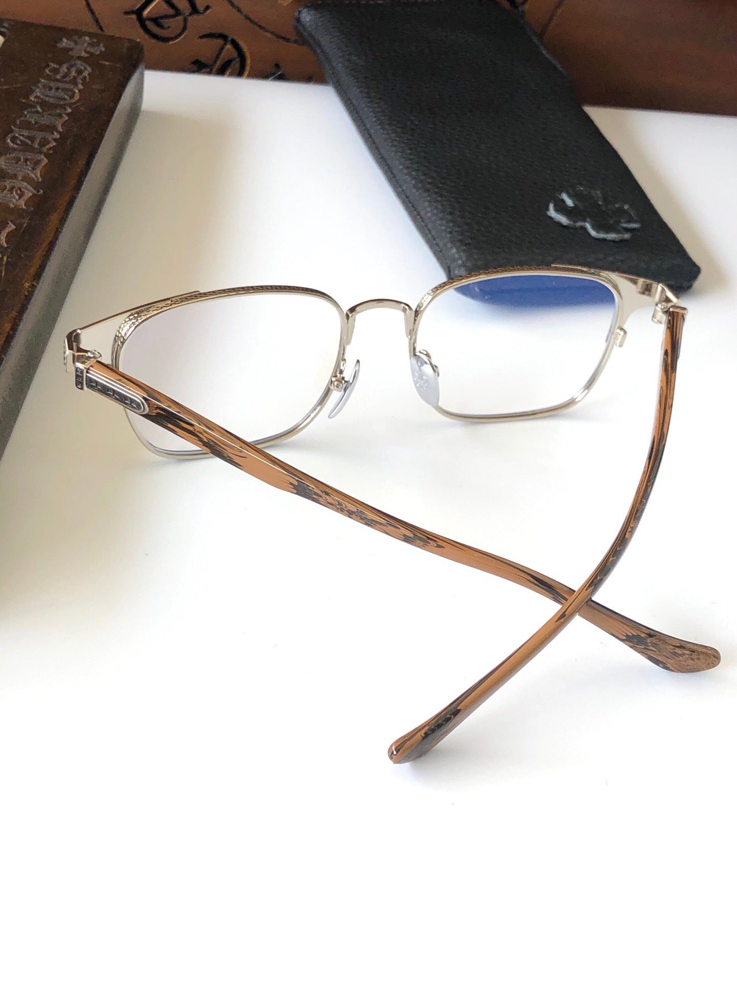 CHH Chrome Hearts Glasses Fashion Personality Simple Box Glasses Frame