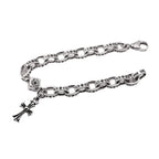 Chrome Hearts cross Dice letter bracelet