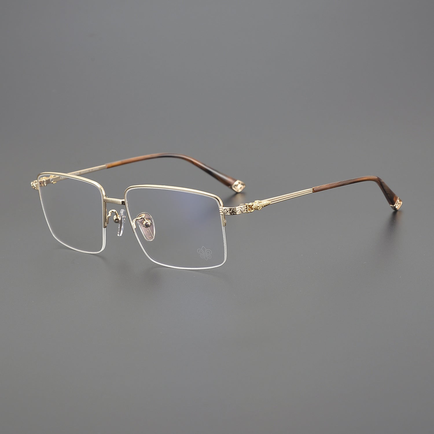 CHH Chrome Hearts Glasses Personalized fashion half frame myopia glasses frame