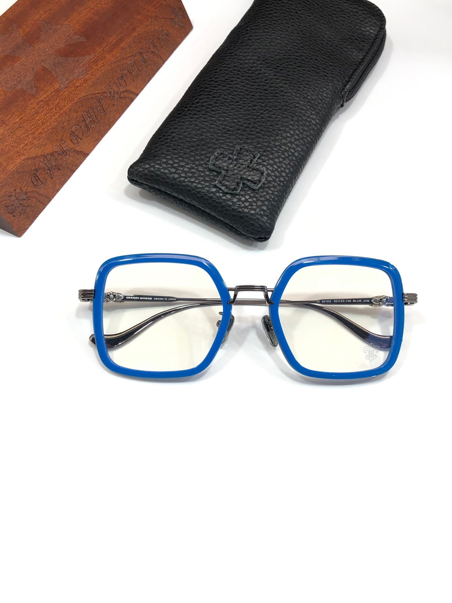 CHH Chrome Hearts Glasses Stylish and simple large frame glasses frame