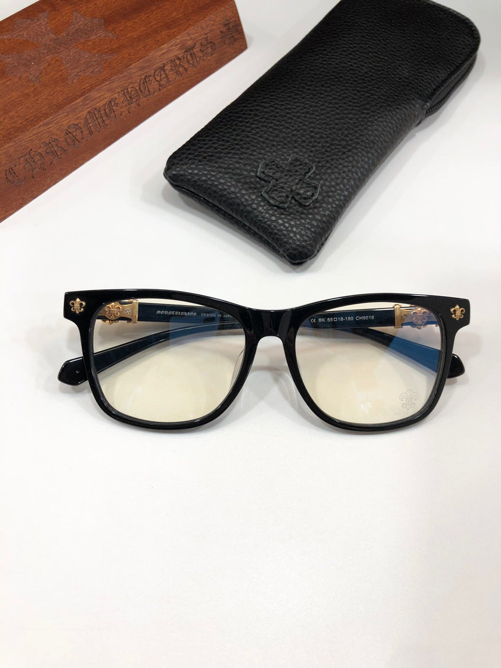 CHH Chrome Hearts Glasses Simple and stylish large frame retro glasses frame