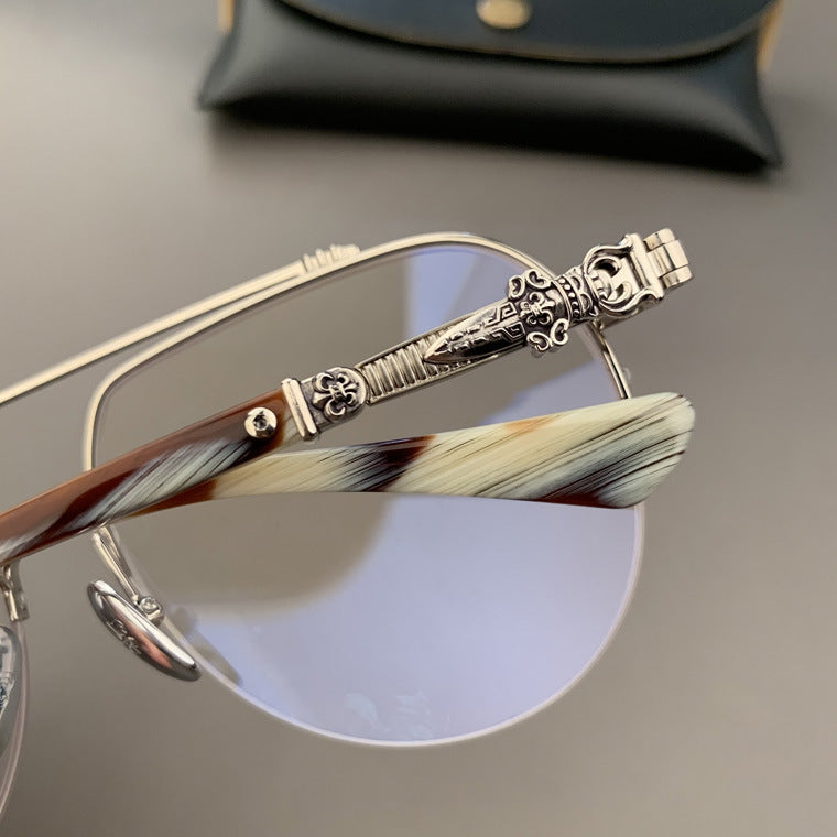 CHH Chrome Hearts Glasses Silver Glasses Frame