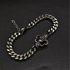Chrome Hearts anchor retro distressed antique bracelet