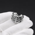 Chrome Hearts distressed anchor open ring