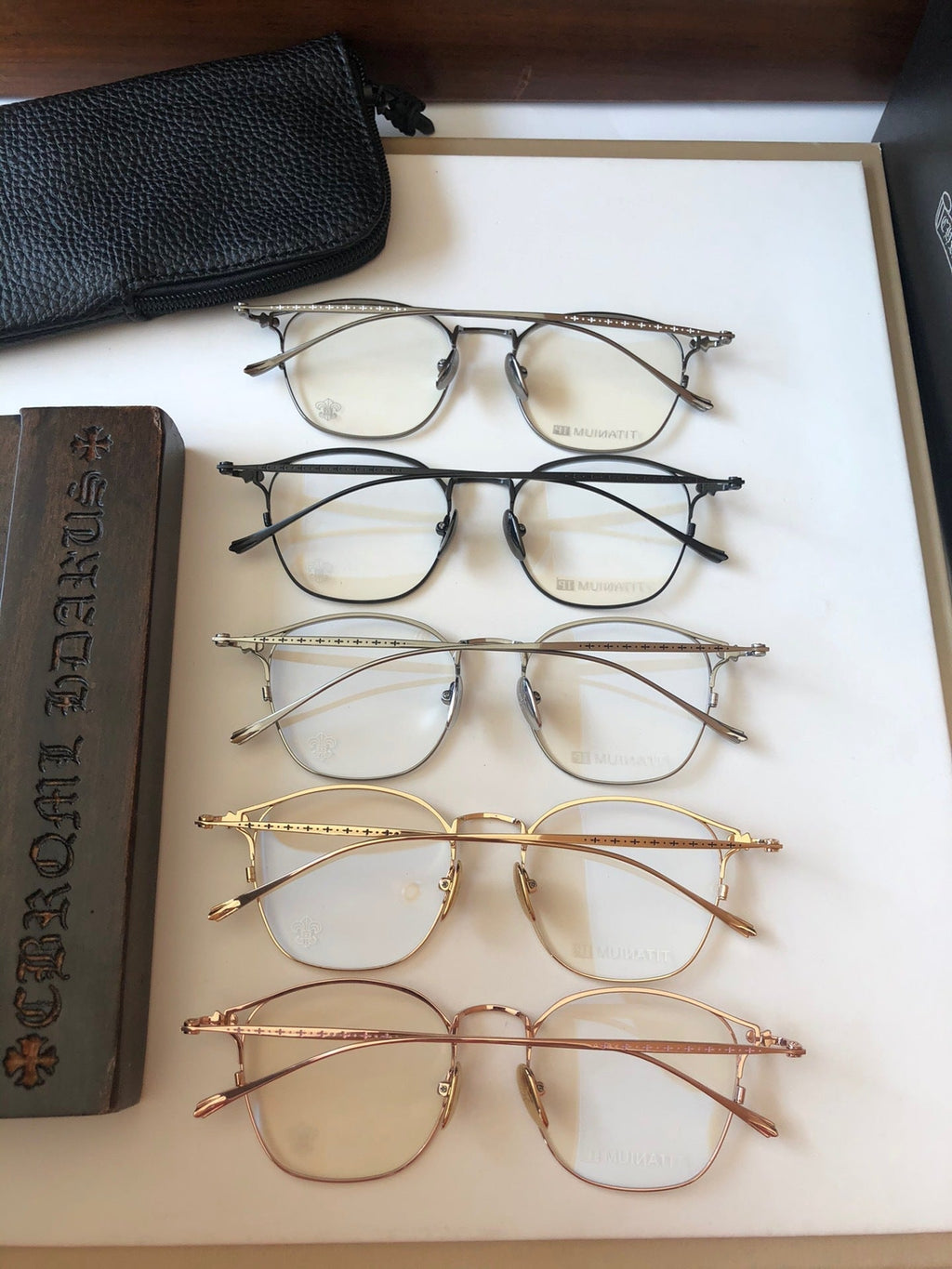 CHH Chrome Hearts Glasses Stylish and Exquisite Pure Titanium Glasses Frames