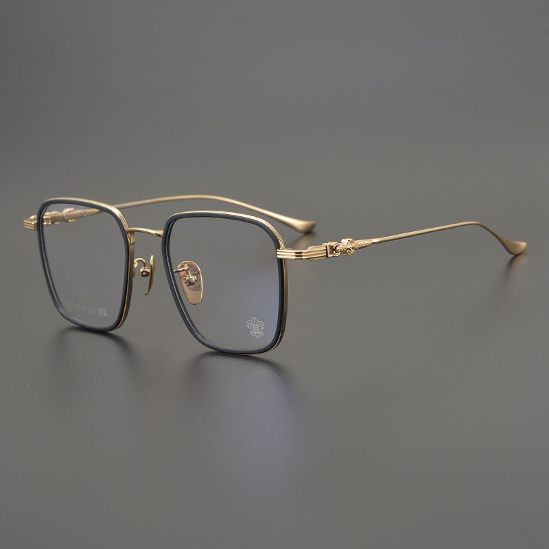 CHH Chrome Hearts Glasses Light Luxury Pure Titanium Engraved Glasses Frame