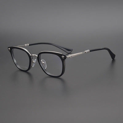 CHH Chrome Hearts Glasses Pure Titanium Square Myopia Glasses Frame