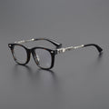 CHH Chrome Hearts Glasses Plain Silver Versatile Flat Mirrors Myopia Glasses Frame