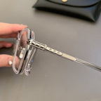 CHH Chrome Hearts Glasses Vintage Myopia Black Frame Ultra Light Glasses Frame