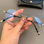 CHH Chrome Hearts Glasses Pure Titanium Round Ultra Light Myopia Glasses Frame