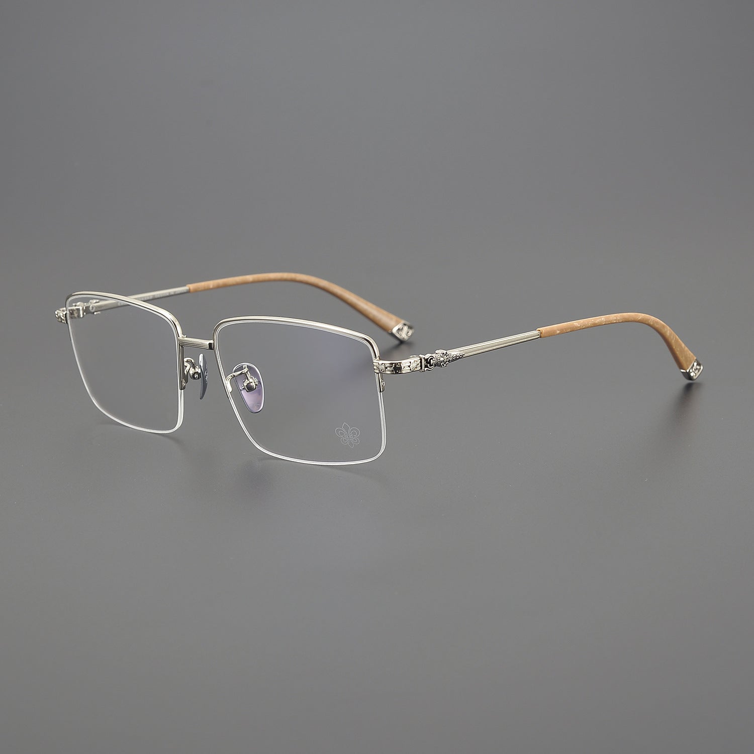 CHH Chrome Hearts Glasses Personalized fashion half frame myopia glasses frame