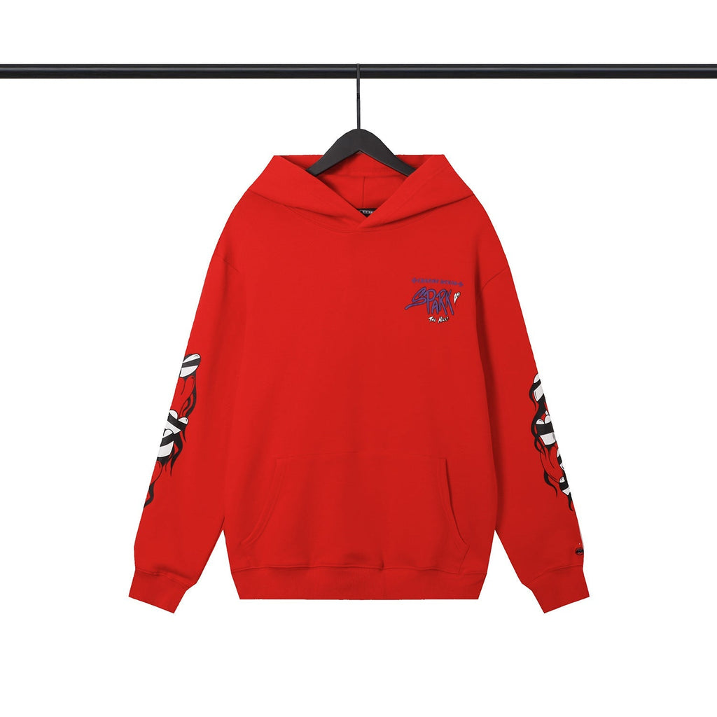 CHH Chrome Heart Hoodie Crowe autumn and winter hooded print sweater