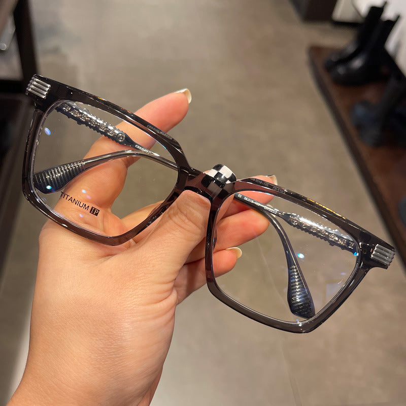 CHH Chrome Hearts Glasses Square Vintage Versatile Glasses Frame
