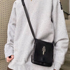 Chh Chrome Heart Leather Bag Sword Cross