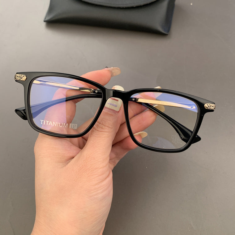 CHH Chrome Hearts Glasses Pure Titanium Ultra Light Versatile Myopia Frame
