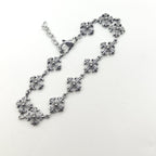 Chrome Hearts cross flower simple S925 bracelet