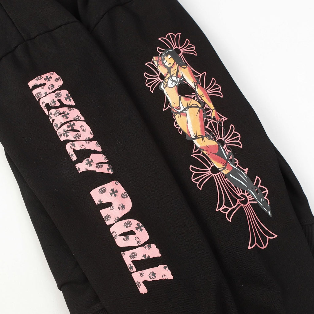 CHH Chrome Heart Hoodie Croix CH Autumn/Winter Miami Cross Zipper Hooded