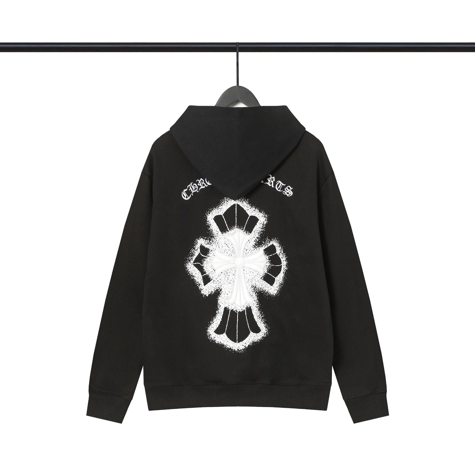 CHH Chrome Heart Hoodie Chrome Heart Sanskrit embroidered hooded sweater