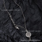 Chrome Hearts cross whistle angel pendant necklace