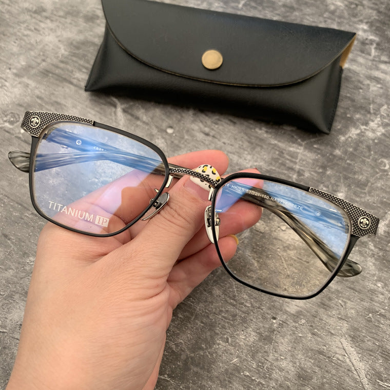 CHH Chrome Hearts Glasses Pure Titanium Ultra Light Business Glasses Frame