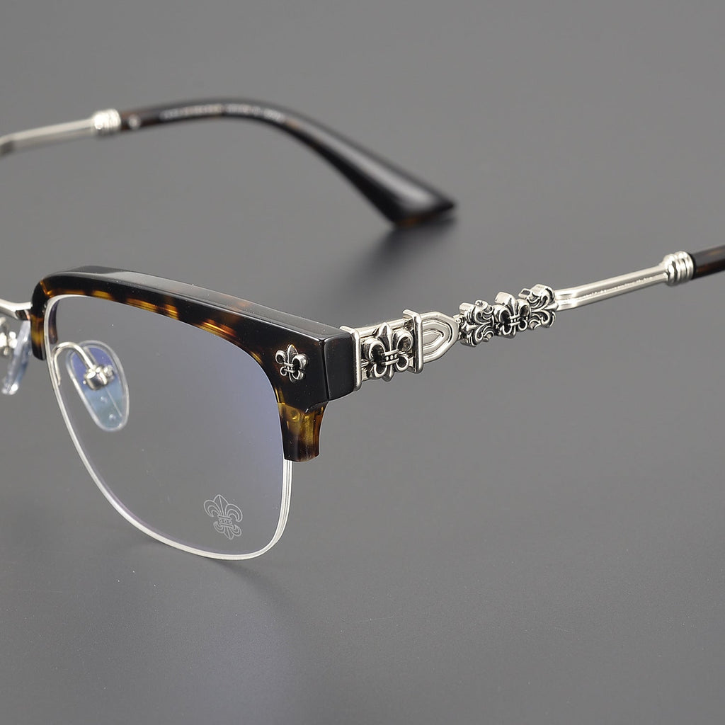 CHH Chrome Hearts Glasses Pure Titanium Eyebrow Frame Vintage Glasses Frame