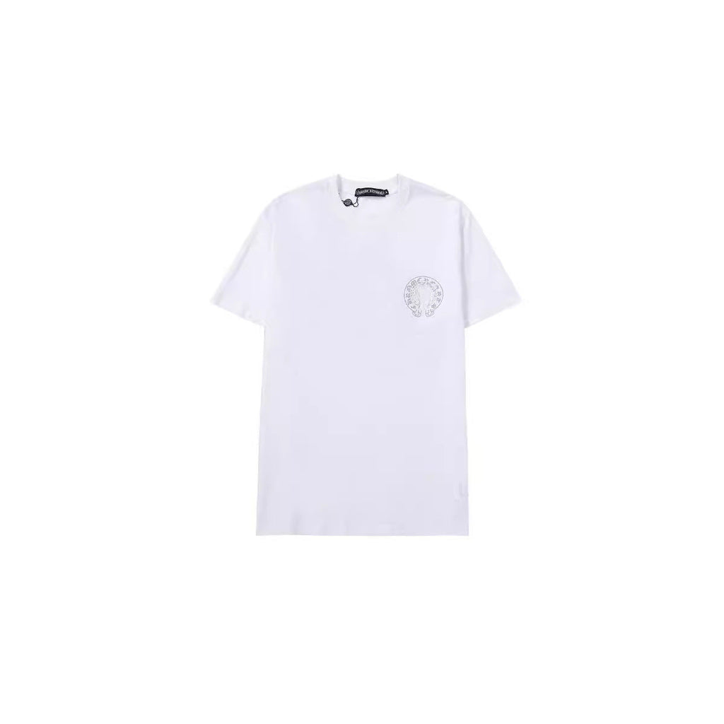 CHH Chrome Heart T Shirts Crowe Fashion ins Ghost 3D Printing Pure T-Shirt Summer