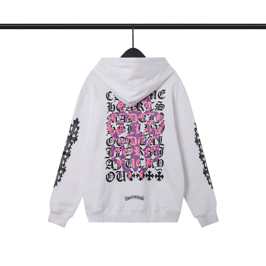 CHH Chrome Heart Hoodie Chrome Heart Sanskrit embroidered hooded