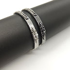 Chrome Hearts stainless steel curved brand main piece bracelet