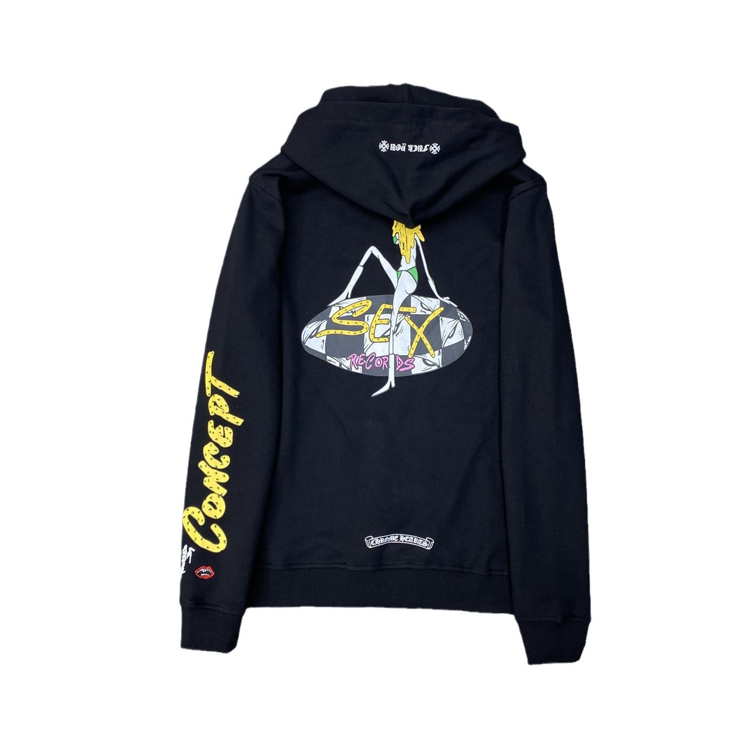 CHH Chrome Heart Hoodie Crowe hooded cotton men's and women's casual sweater