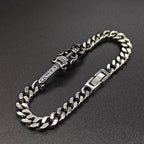 Chrome Hearts dagger ID Cuban link bracelet