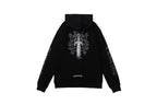 CHH Chrome Heart Hoodie Sanskrit embroidered hooded zip-up sweater