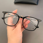 CHH Chrome Hearts Glasses Square Ultra Light Pure Titanium Myopia Glasses Frame