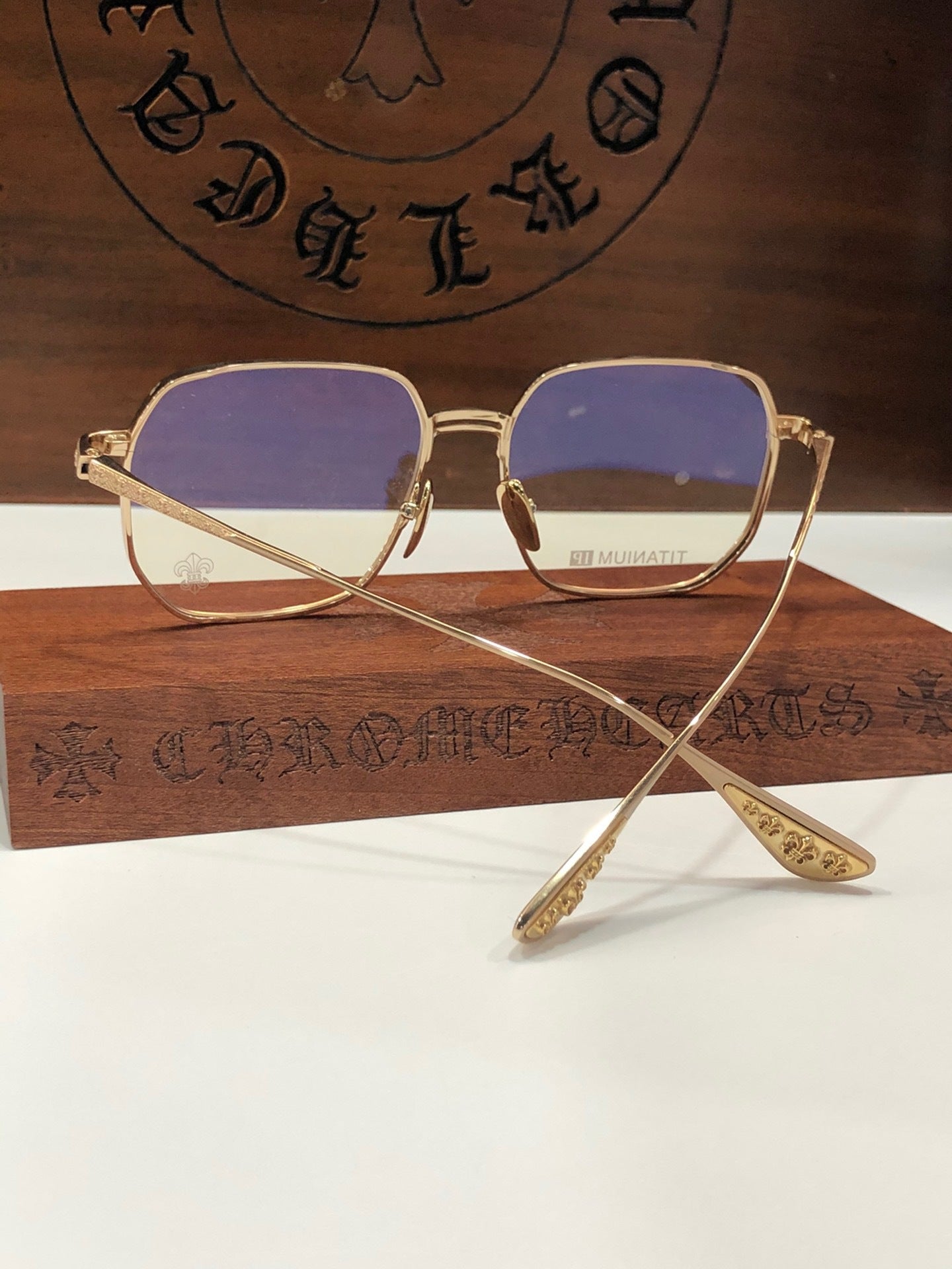 CHH Chrome Hearts Glasses Stylish Simple Titanium Vintage Glasses Frames