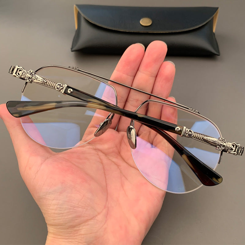 CHH Chrome Hearts Glasses Silver Glasses Frame