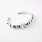Chrome Hearts personality cross flower open bracelet