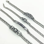 Chrome Hearts curved Cuban domineering retro bracelet