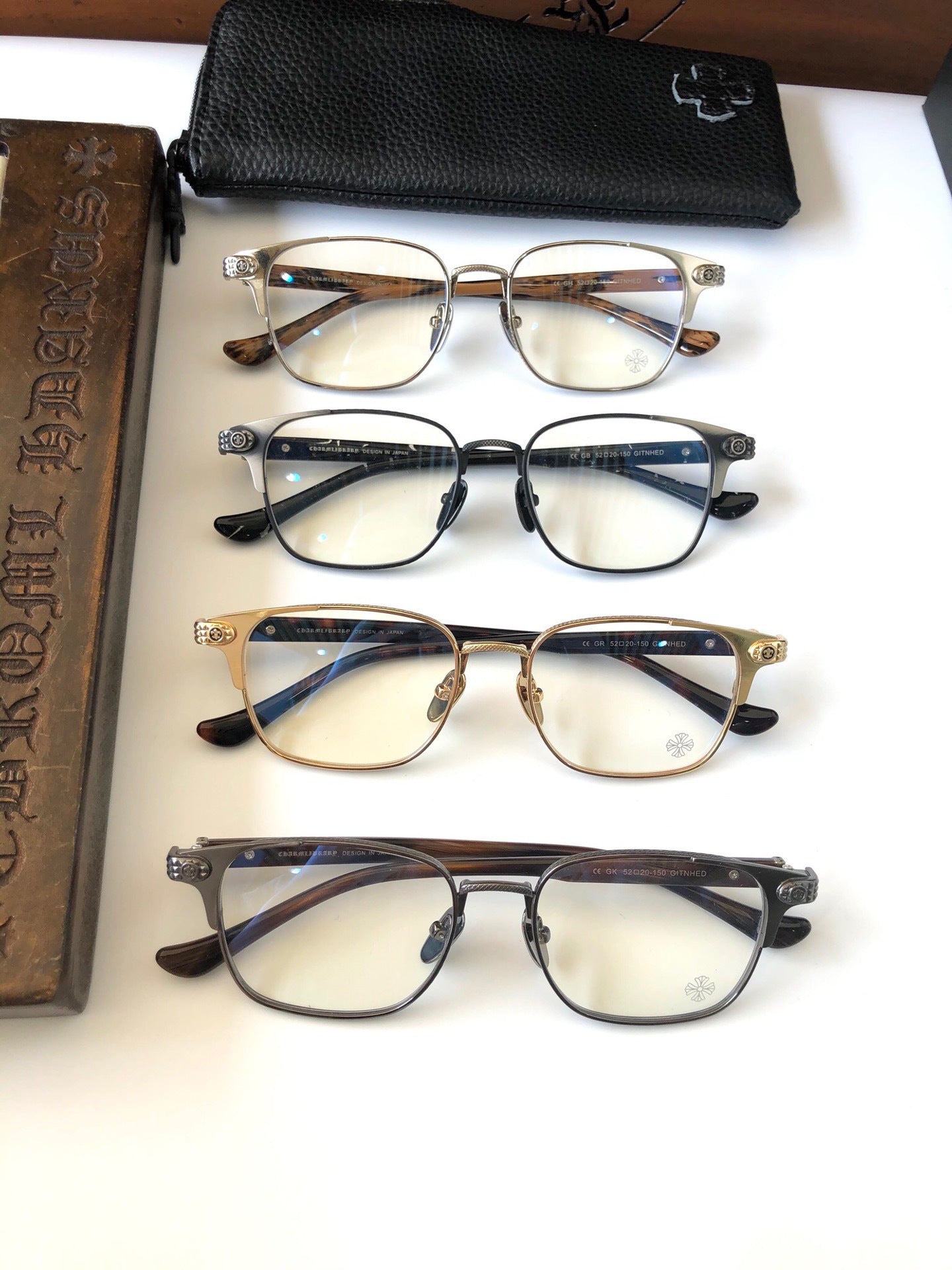 CHH Chrome Hearts Glasses Fashion Personality Simple Box Glasses Frame