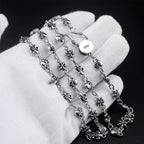 Chrome Hearts anchor love cross necklace