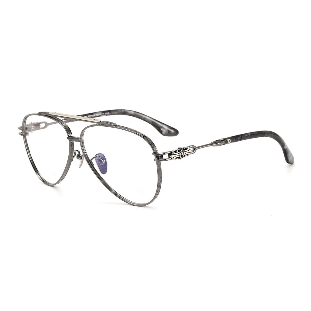 CHH Chrome Hearts Glasses Vintage Fashion Double Beam Glasses Frame