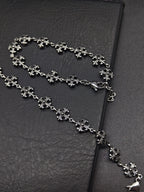Chrome Hearts cross flower simple S925 bracelet