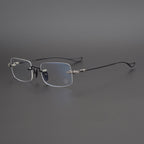 CHH Chrome Hearts Glasses Square Frameless Pure Titanium Ultra Light Myopia Glasses Frame