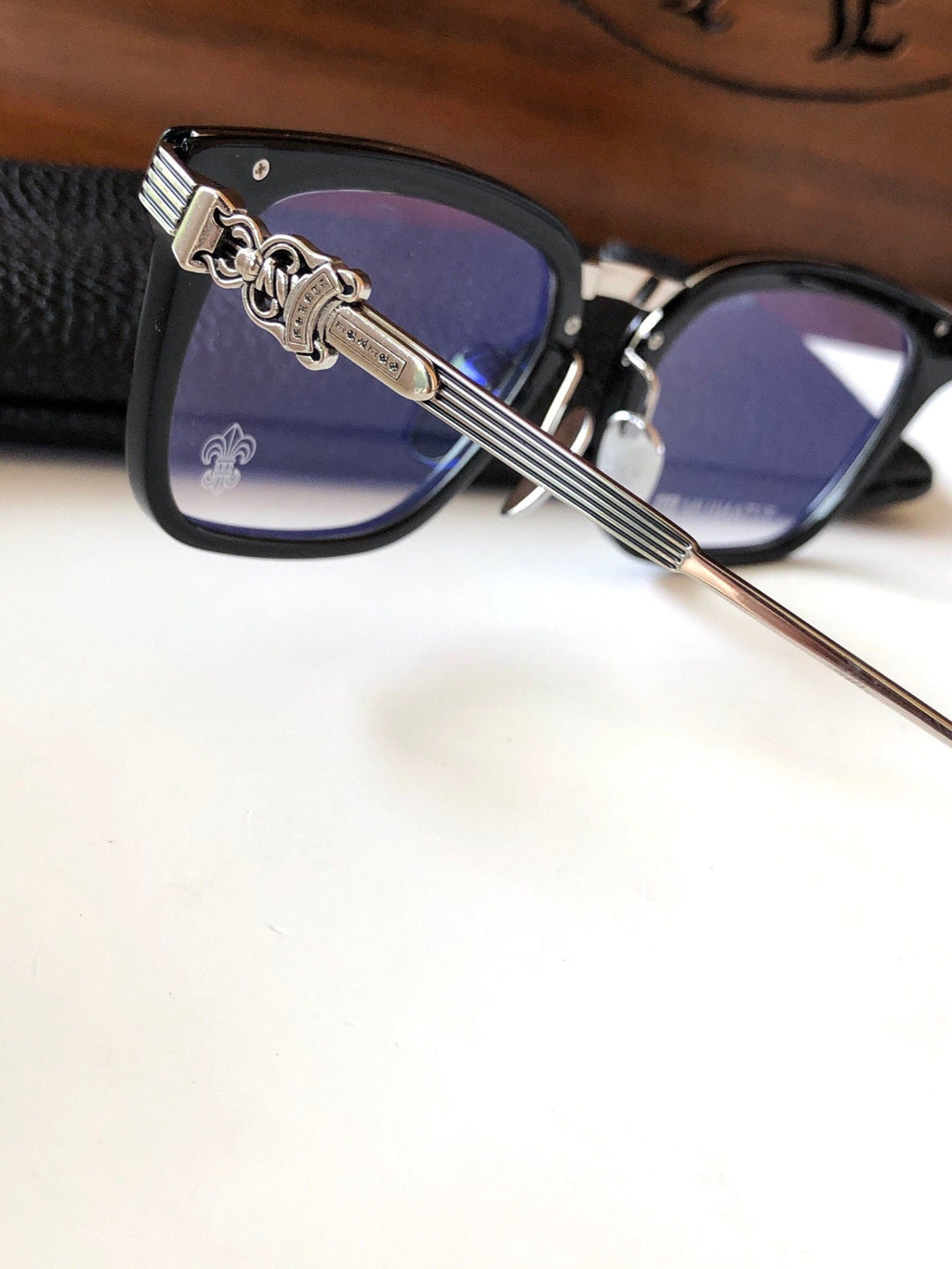 CHH Chrome Hearts Glasses Stylish and Simple Ultra Light Pure Titanium Glasses Frame