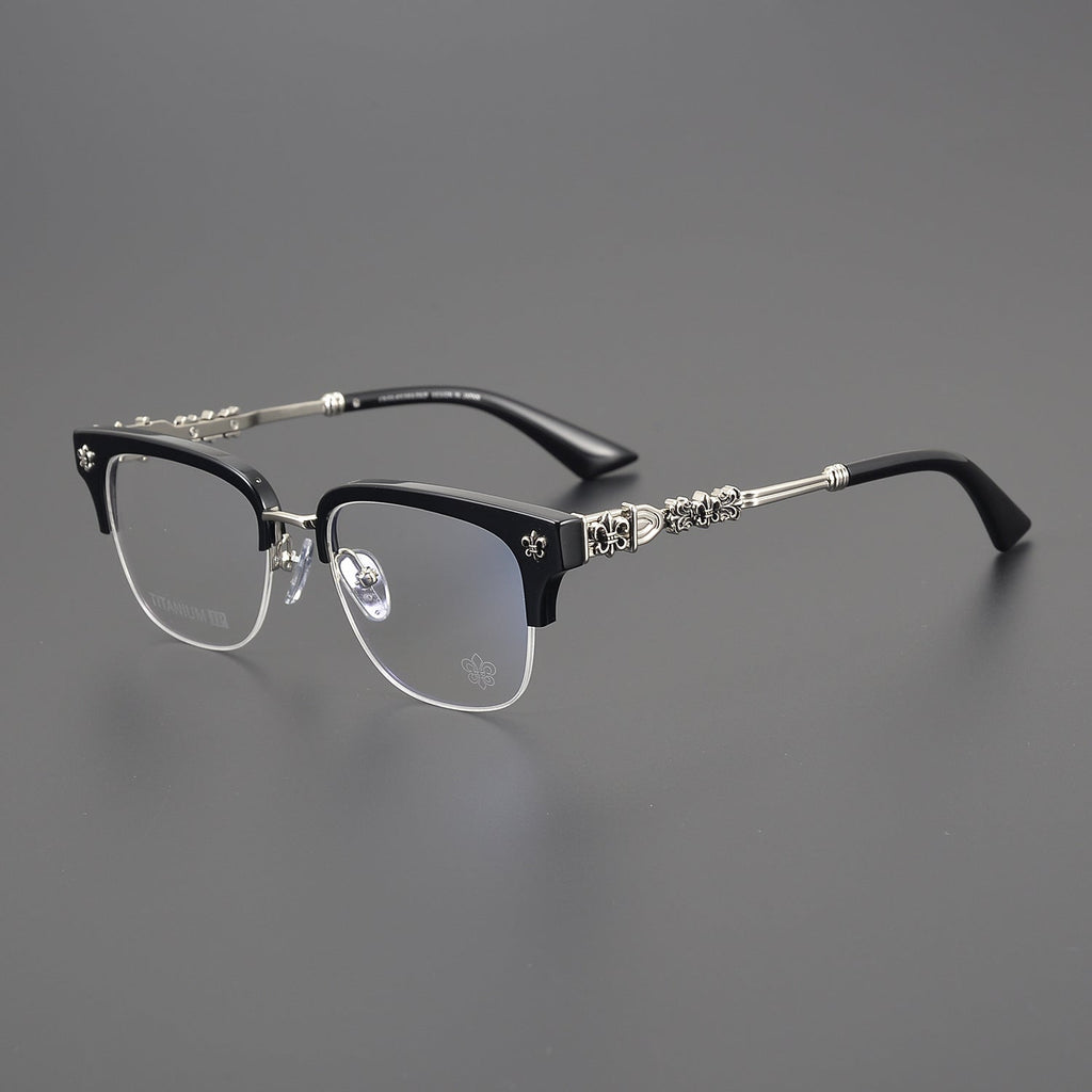 CHH Chrome Hearts Glasses Pure Titanium Eyebrow Frame Vintage Glasses Frame