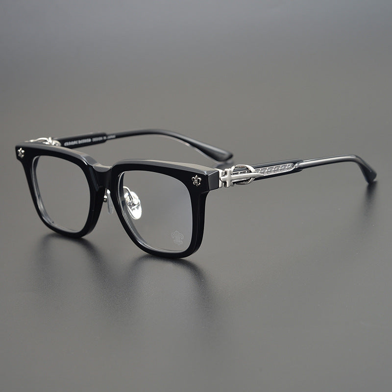 CHH Chrome Hearts Glasses Square Frame Titanium Frame Myopia Glasses Frame